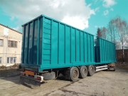 Кузов стаціонарний для напівпричепа