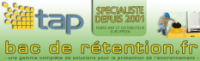 Bacs de rétention